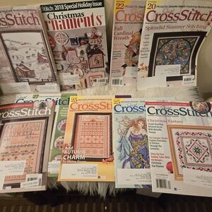 Just CrossStitch Magazine Collection Set of 9 Books